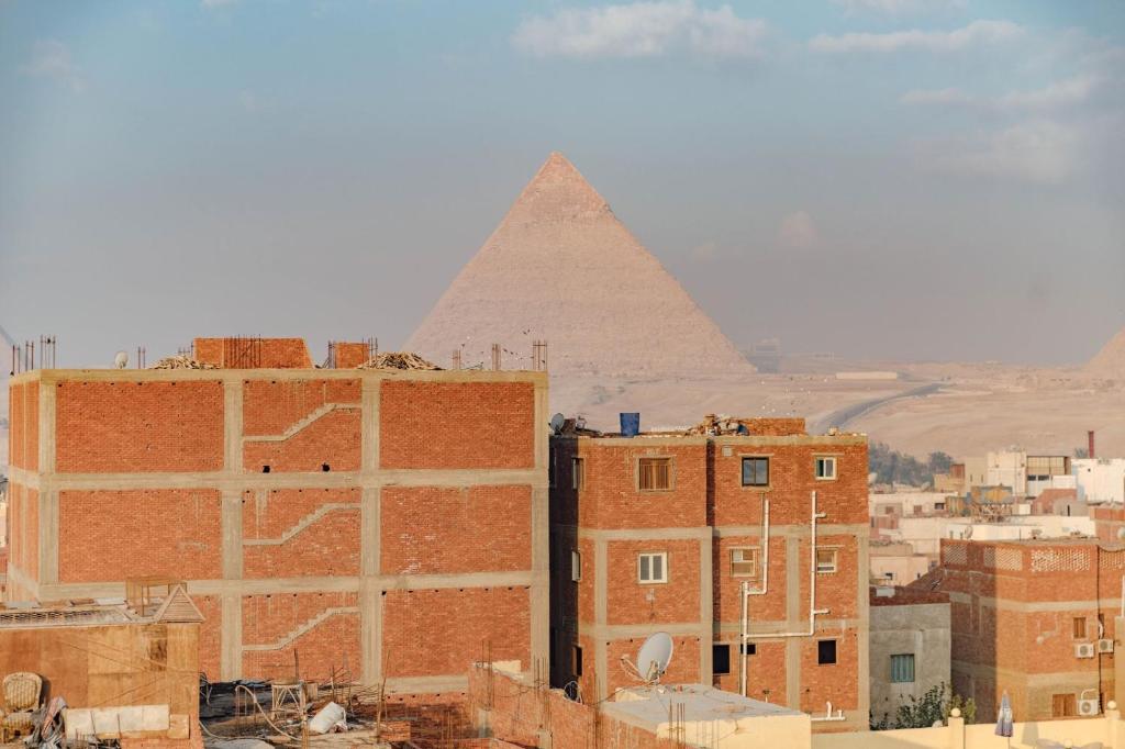 Black Stars Pyramids View