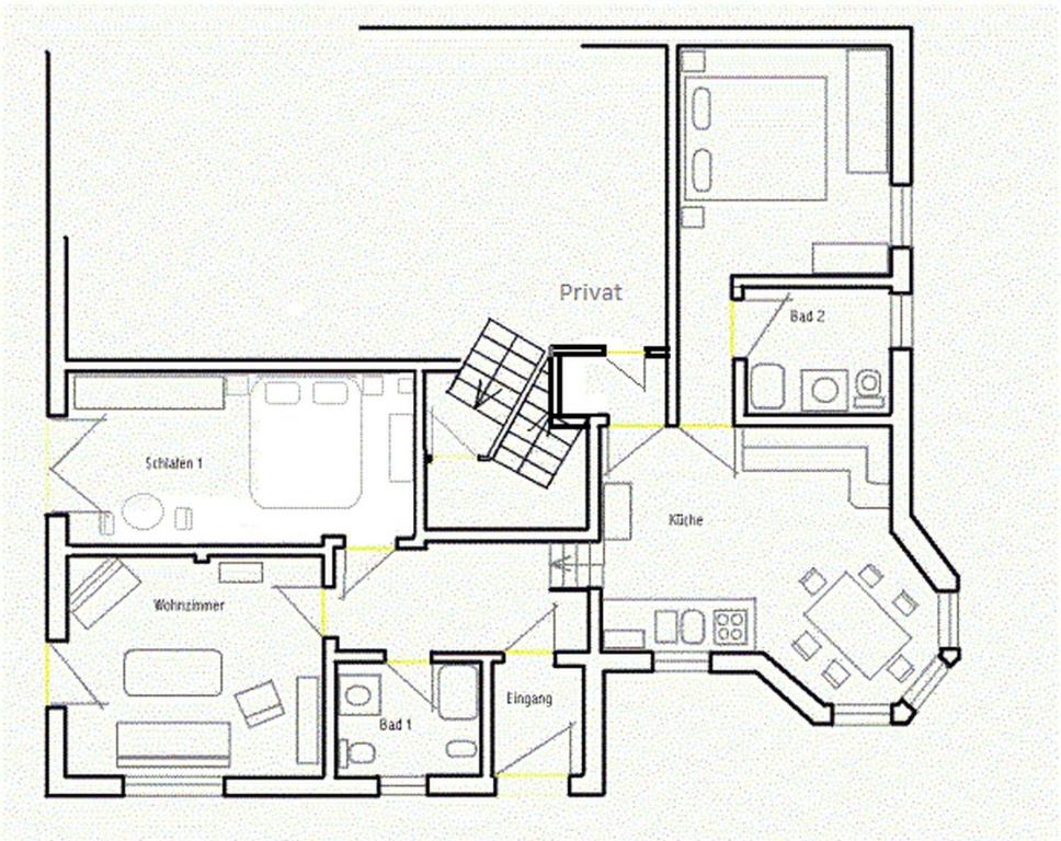 Půdorys ubytování Haus Regina