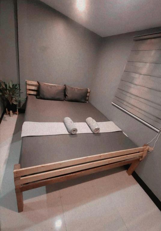 Postel nebo postele na pokoji v ubytování Mantilla Hostel
