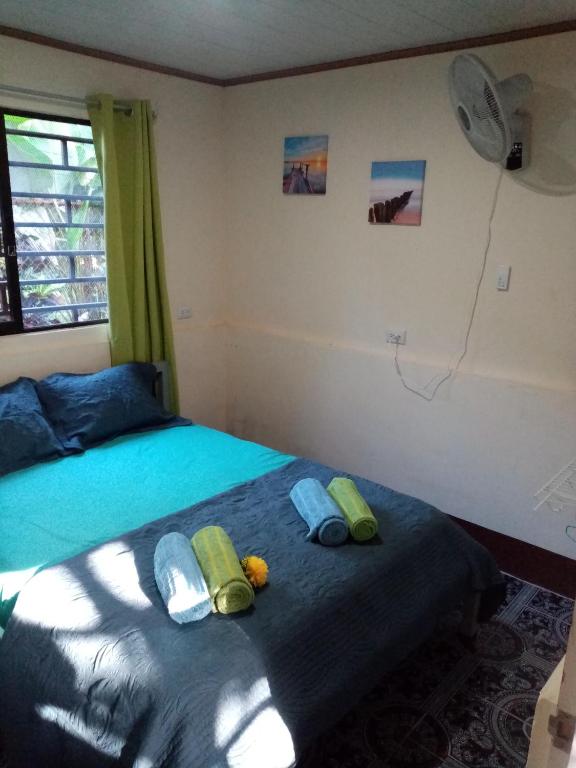 Postel nebo postele na pokoji v ubytování La Casita
