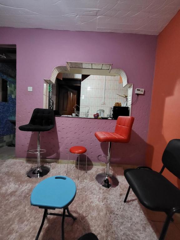 Posezení v ubytování G&G Lavish Studio Nakuru