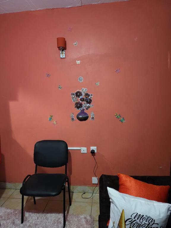 Posezení v ubytování G&G Lavish Studio Nakuru