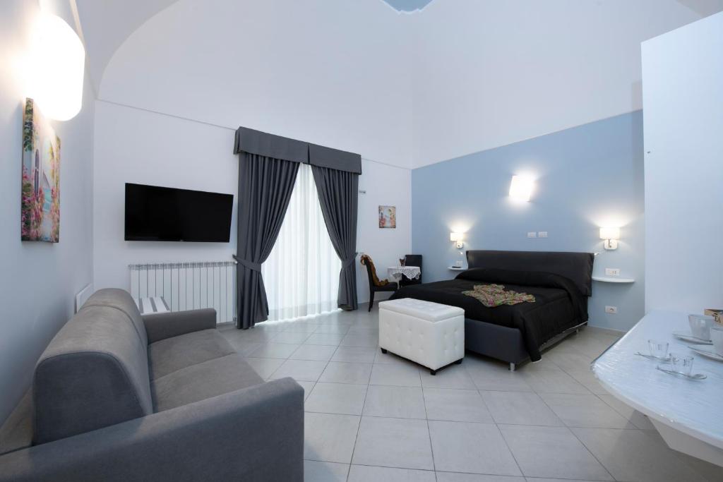 Telewizja i/lub zestaw kina domowego w obiekcie Amalfi Casa Angelina