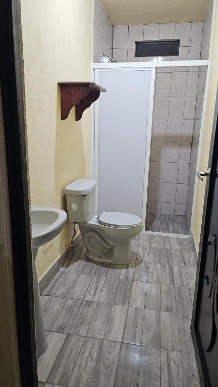 Koupelna v ubytování Hotel villas la aurora