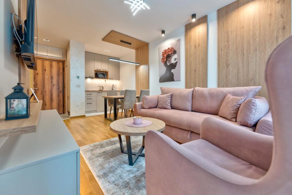Posezení v ubytování Apartmani MIVA