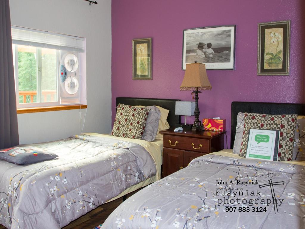 Postel nebo postele na pokoji v ubytování A Hyde Away Inn B&B