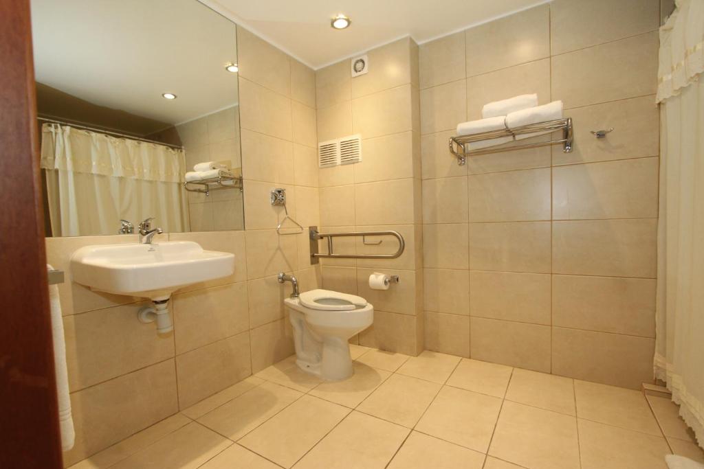 Koupelna v ubytování Inca Hoteles