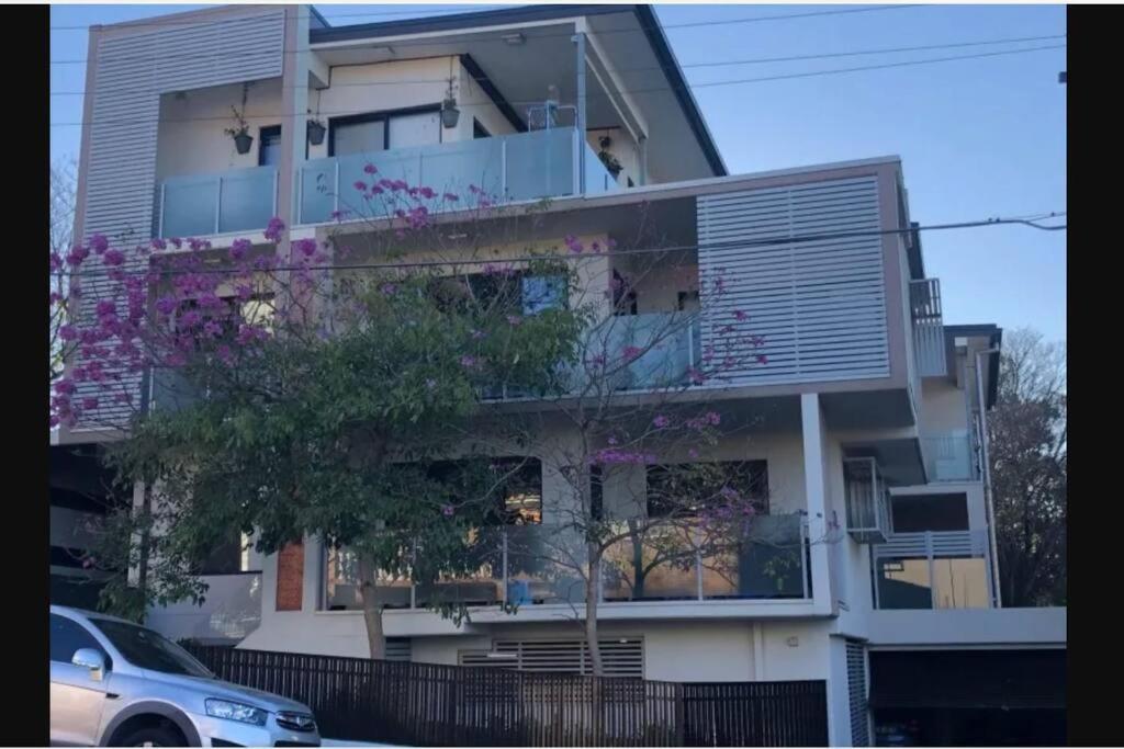 a large building with a tree in front of it at New Farm 2 Bed 2 Bath 1 Car space perfect location in Brisbane