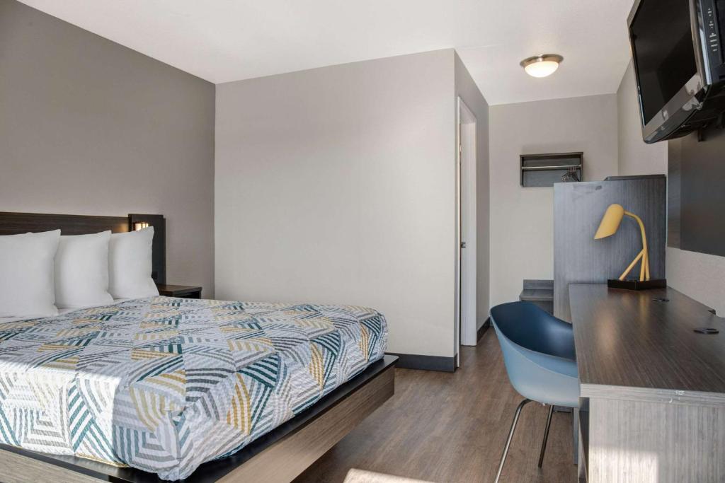 Postel nebo postele na pokoji v ubytování Motel 6-Carson City, NV