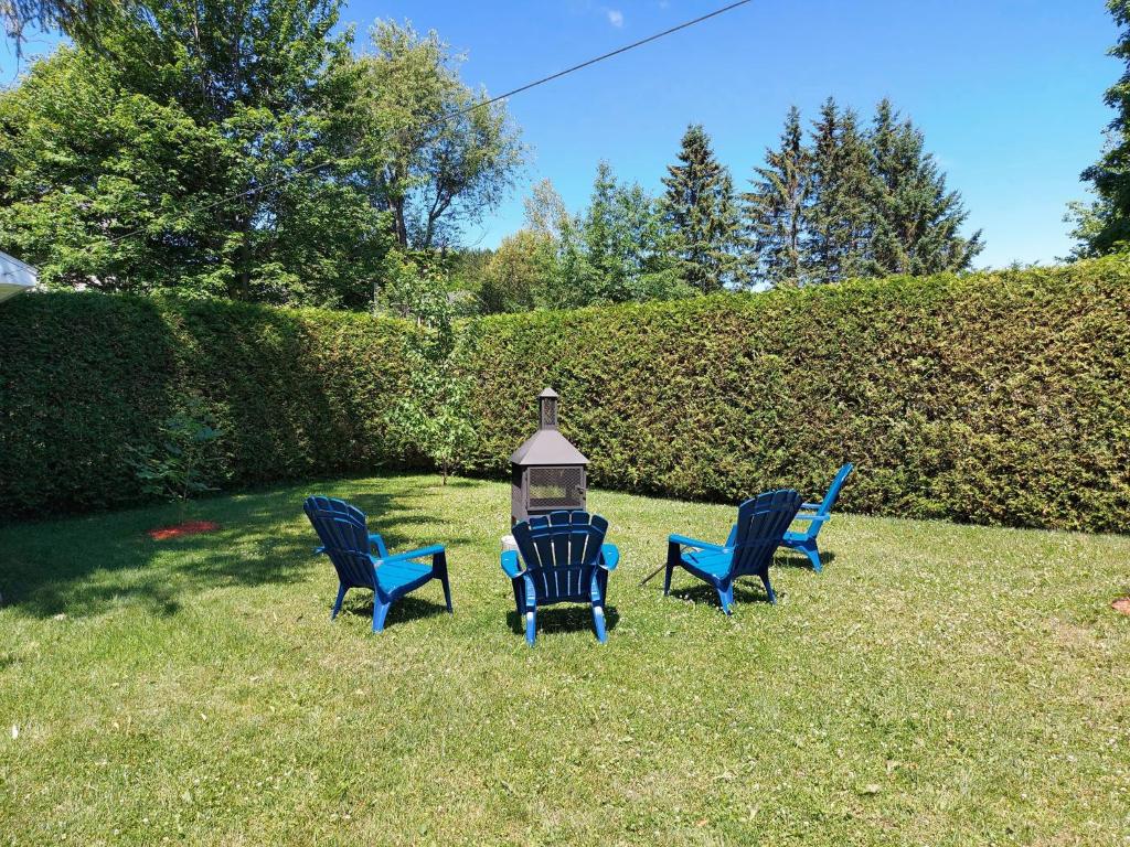 Zahrada ubytování Gîte Au p'tit bonheur B&B