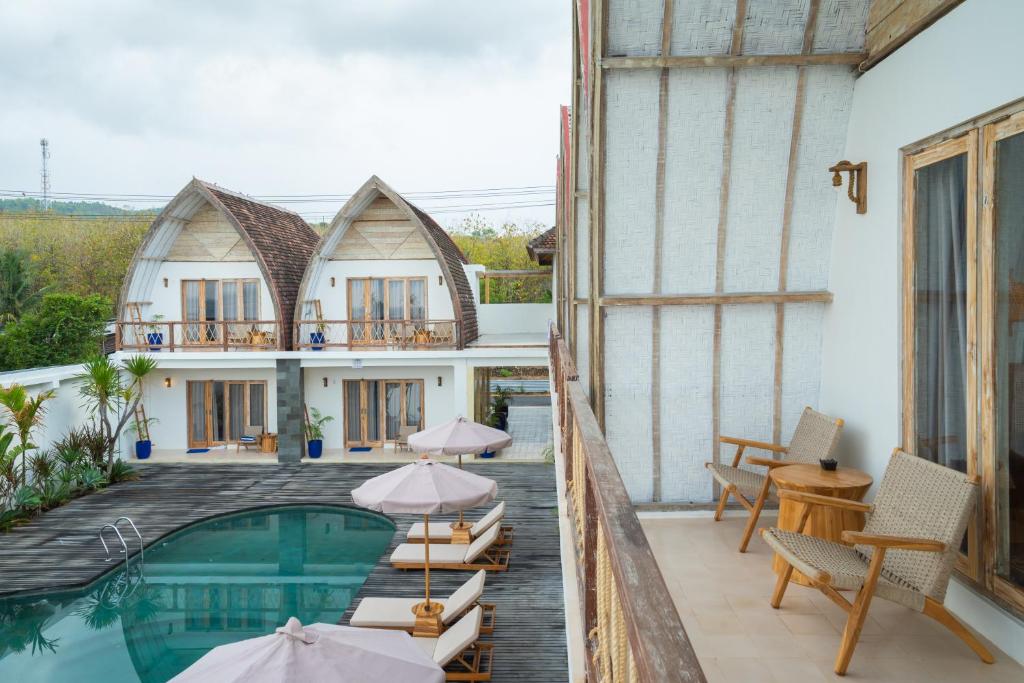 Bazén v ubytování Alana Penida Hotel nebo v jeho okolí