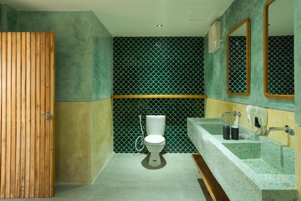 Koupelna v ubytování Alana Penida Hotel