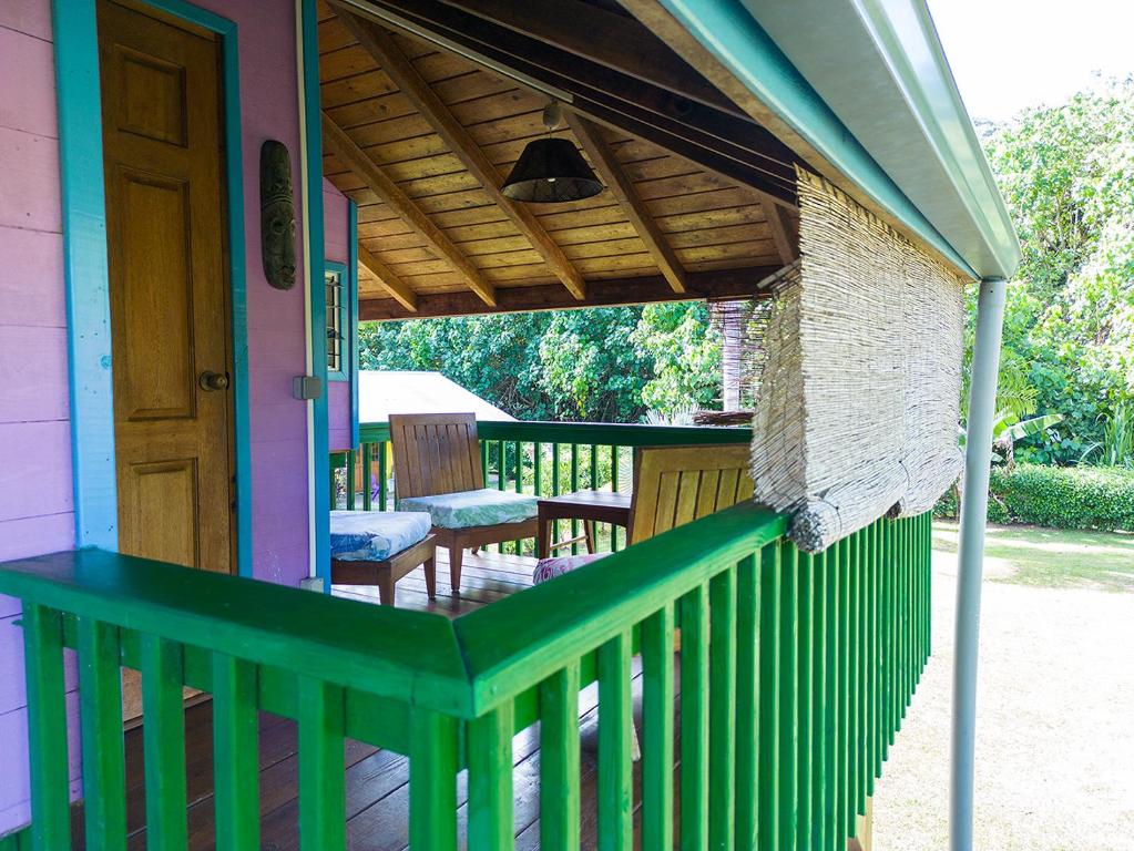 Balcone o terrazza di Heimanarii's Lodge - Fare Manu