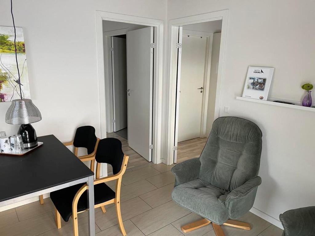Posezení v ubytování Motel Viborg