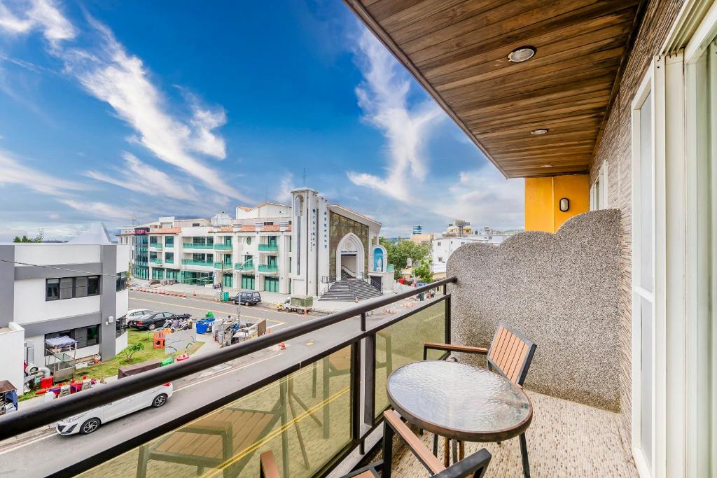 Balkón nebo terasa v ubytování Wei Yuan Hotel