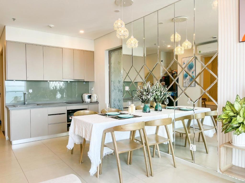 The Song Luxury Condotel Vung Tau-T'Hoà Homestay - Appartement Trois Chambres Avec Vue Sur L'océan