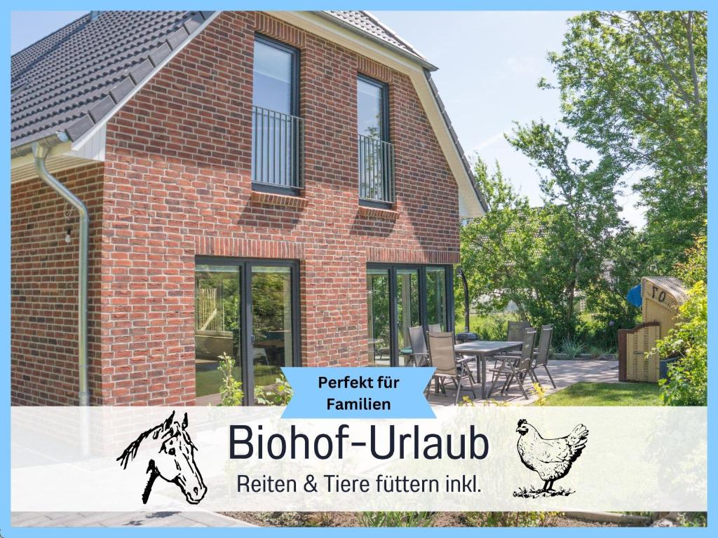 Bio Ferienhof Wichtelweide Ferienhaus Luv mit Sauna, Fehmarn