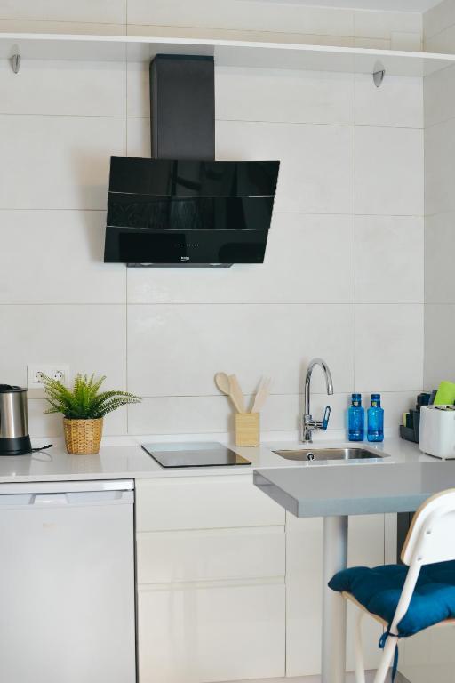 Kuchyňa alebo kuchynka v ubytovaní Larios Premium Apartments
