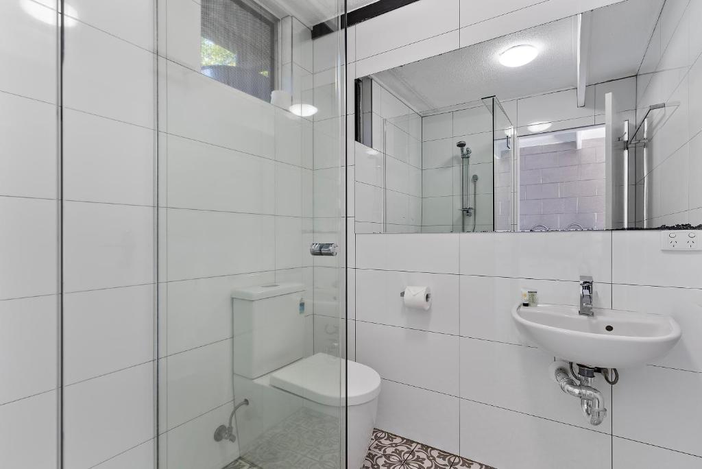 Koupelna v ubytování Buderim Fiesta Motel