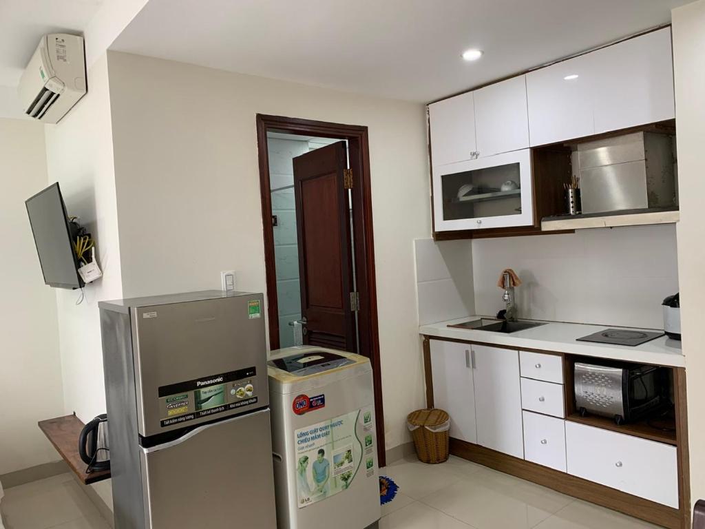 Nhà bếp/bếp nhỏ tại Salamander Apartment hotel