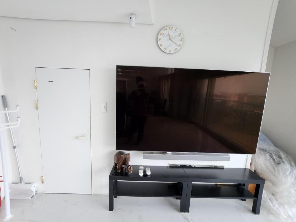 TV a/nebo společenská místnost v ubytování HANI Haus