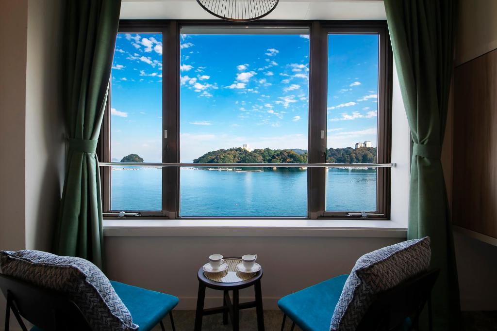 Oyado Andon Toba - Chambre Jumelle Avec Vue Sur La Mer
