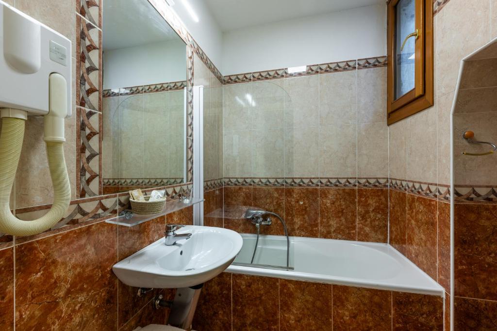 Koupelna v ubytování Hotel Il Mercante di Venezia