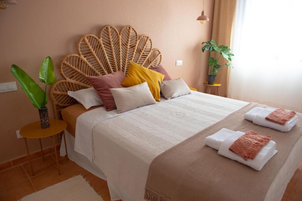 A bed or beds in a room at Book Jet - Costa Calma Sun & Pool