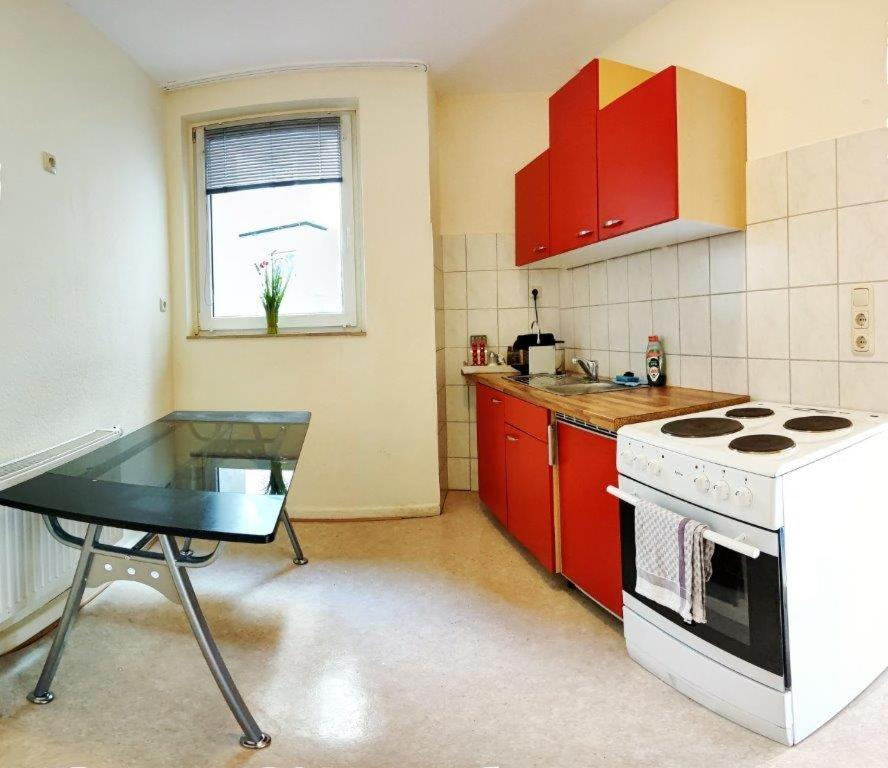 Kuchyň nebo kuchyňský kout v ubytování Hotel Lousberg