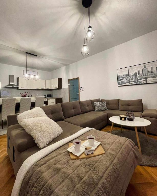 Posezení v ubytování Kosante - luxury apartment - 150 m2 with fitness room