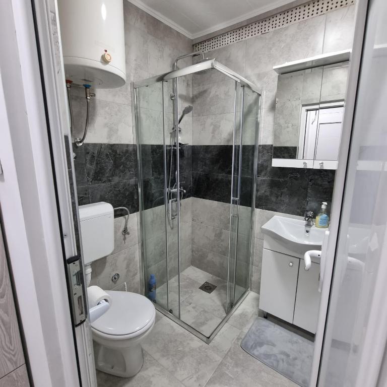 Koupelna v ubytování Smart Apartman