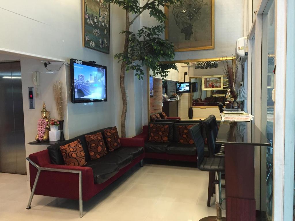 Lobbyn eller receptionsområdet på China Guest Inn