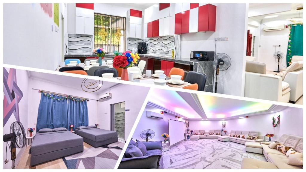 Η κουζίνα ή μικρή κουζίνα στο Penang Dream Banglo Sleeps 18