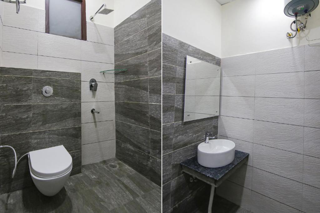 Koupelna v ubytování FabHotel Spring