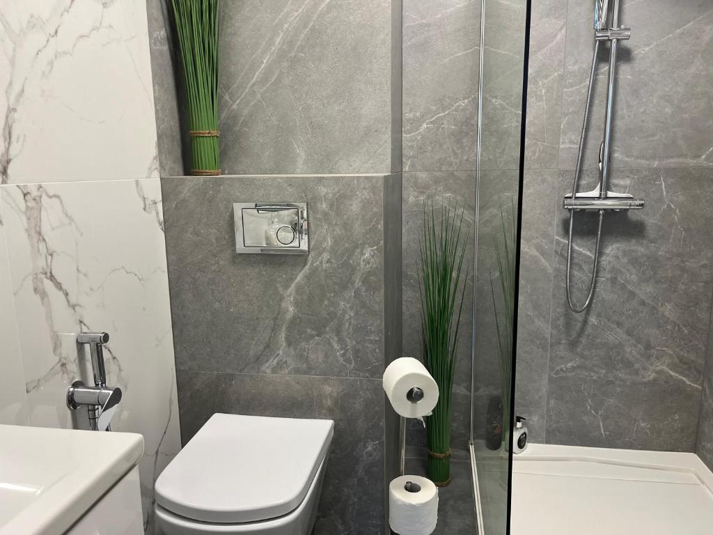 Kúpeľňa v ubytovaní Apartament Przy Obserwatorium&Singielnia
