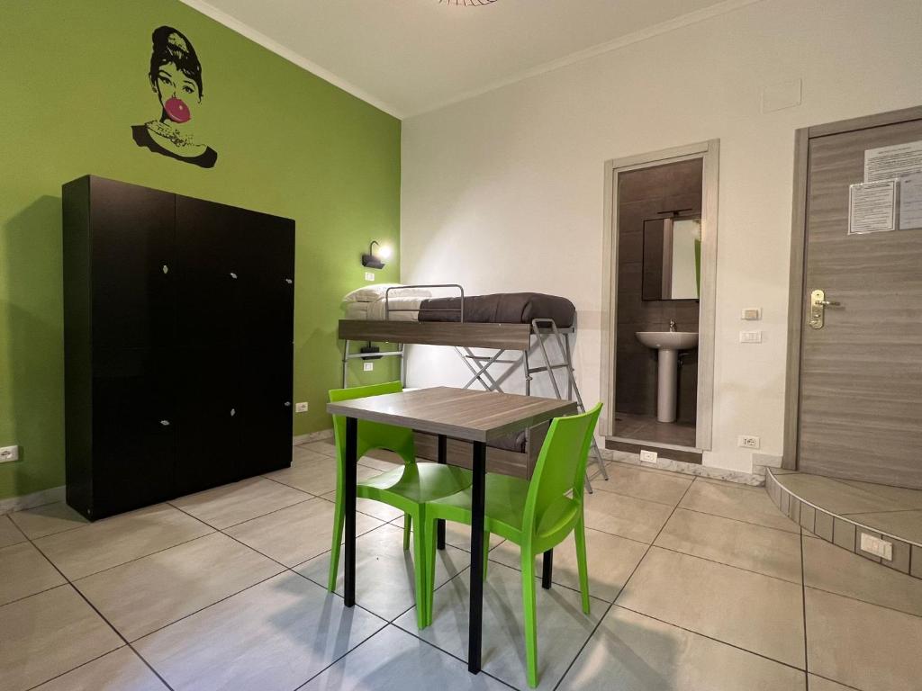 Kuchyň nebo kuchyňský kout v ubytování Palladini Rome
