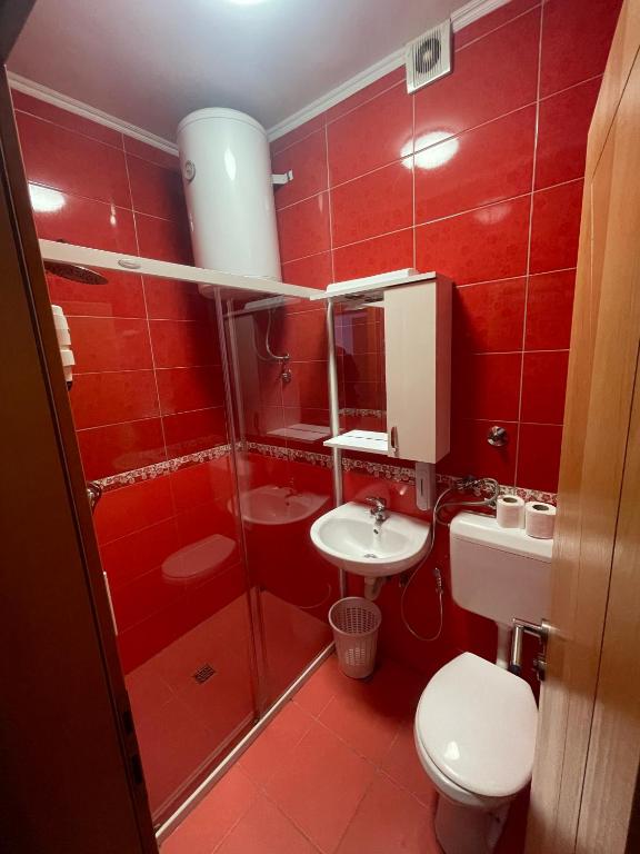 Koupelna v ubytování Hotel Ada - Otoka