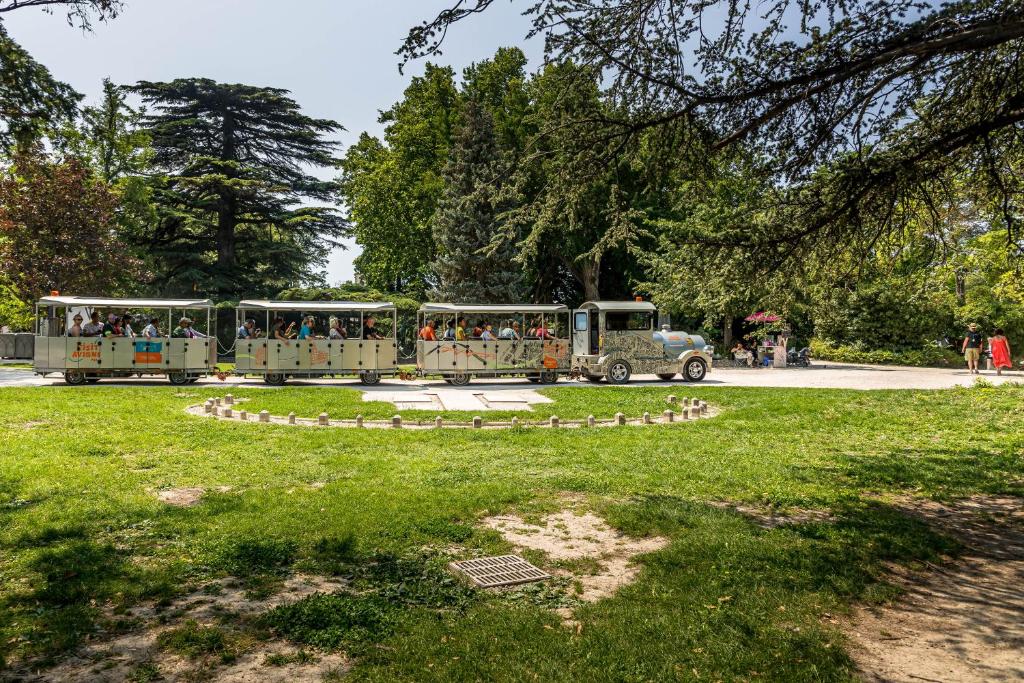 Zahrada ubytování Camping les Avignon - la Laune