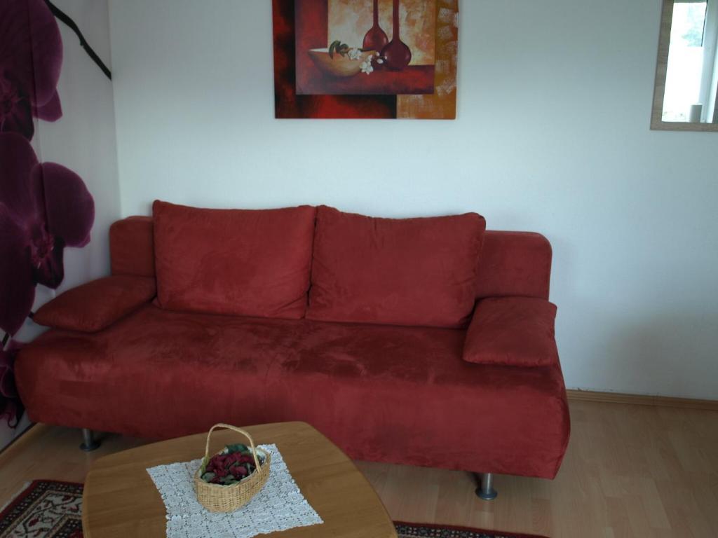 Posezení v ubytování Apartment Mengelberg