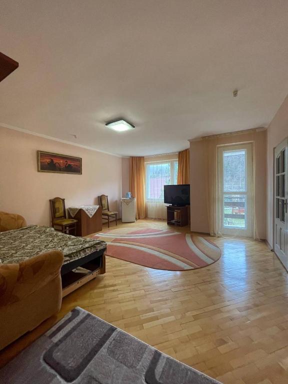 TV a/nebo společenská místnost v ubytování Beregynia