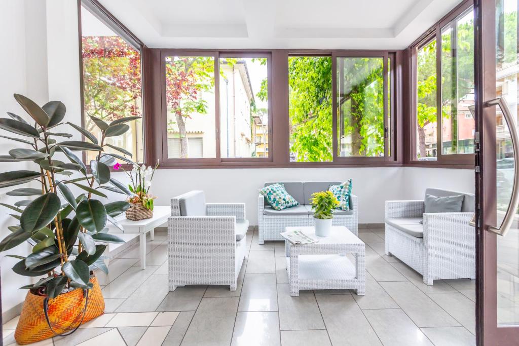 Posezení v ubytování Hotel Luana