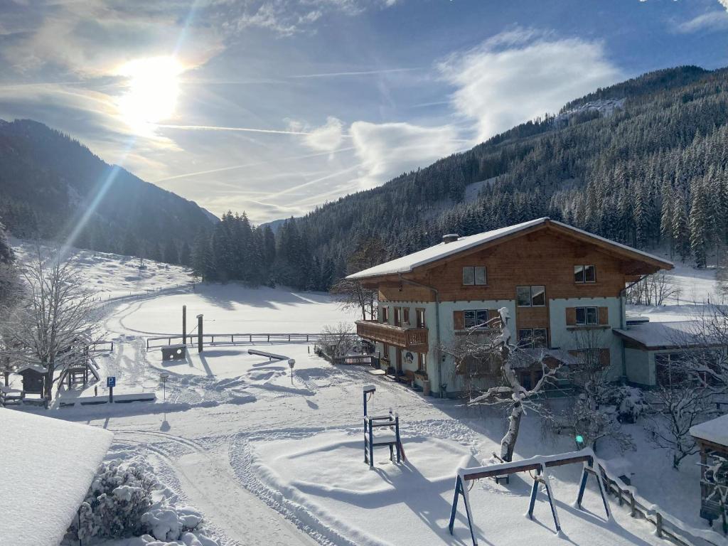 Winklhütte v zime