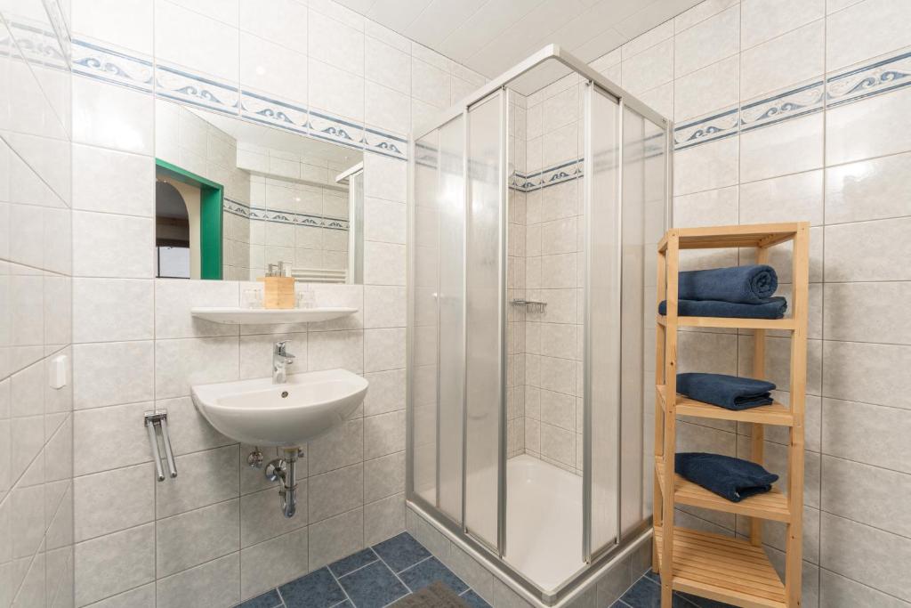 Kúpeľňa v ubytovaní Winklhütte