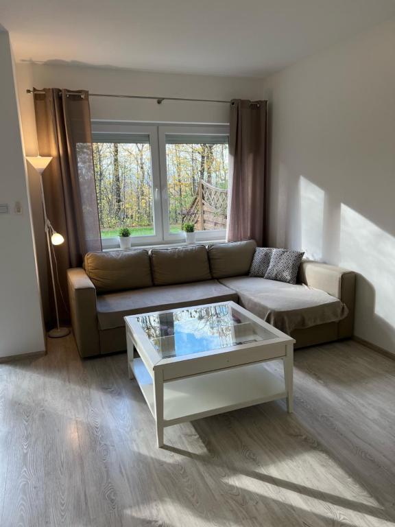 Posedenie v ubytovaní Apartament Lawendowy
