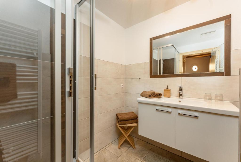 Kúpeľňa v ubytovaní Winklhütte