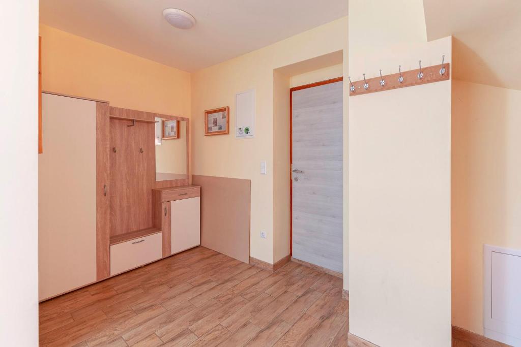 Kuchyň nebo kuchyňský kout v ubytování Apartment Pr' Kavač