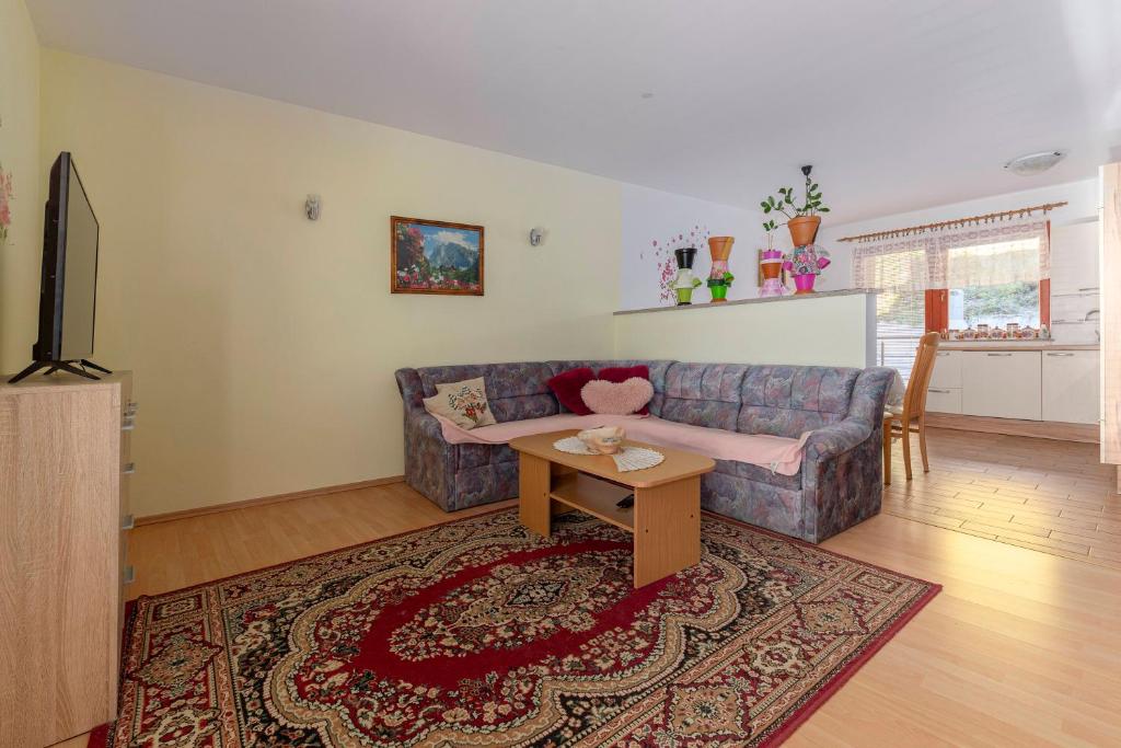 Posezení v ubytování Apartment Pr' Kavač