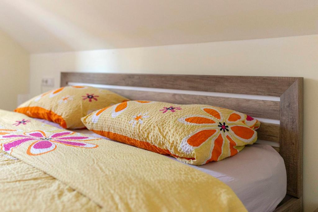 Postel nebo postele na pokoji v ubytování Apartment Pr' Kavač