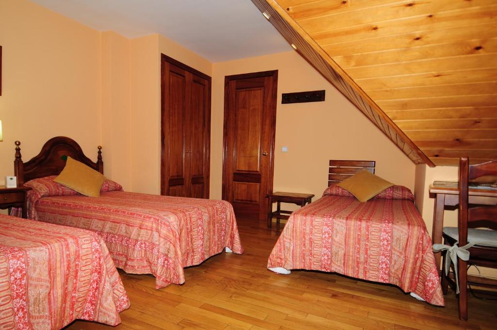 Postel nebo postele na pokoji v ubytování ETH Pomer