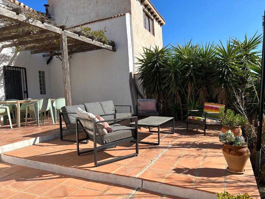Balkón alebo terasa v ubytovaní Cortijo Vacas Gordas Villas